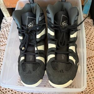 Adidas Men’s EQT Black and White High-Tops Size 12